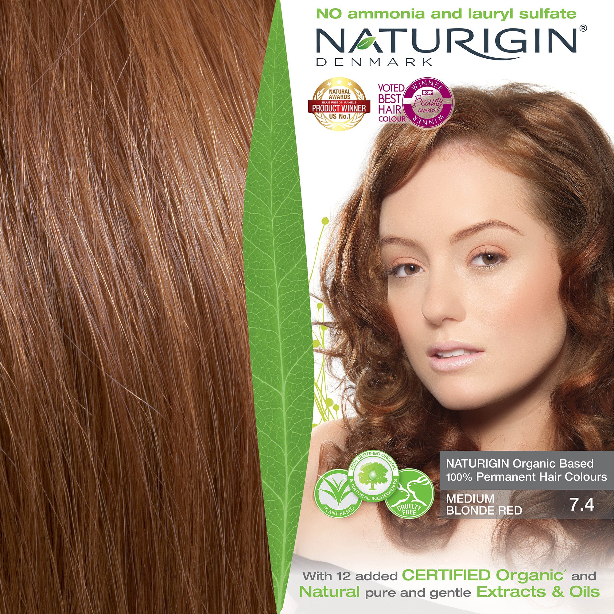 Copper Blonde 7.4 Permanent Hair Colour