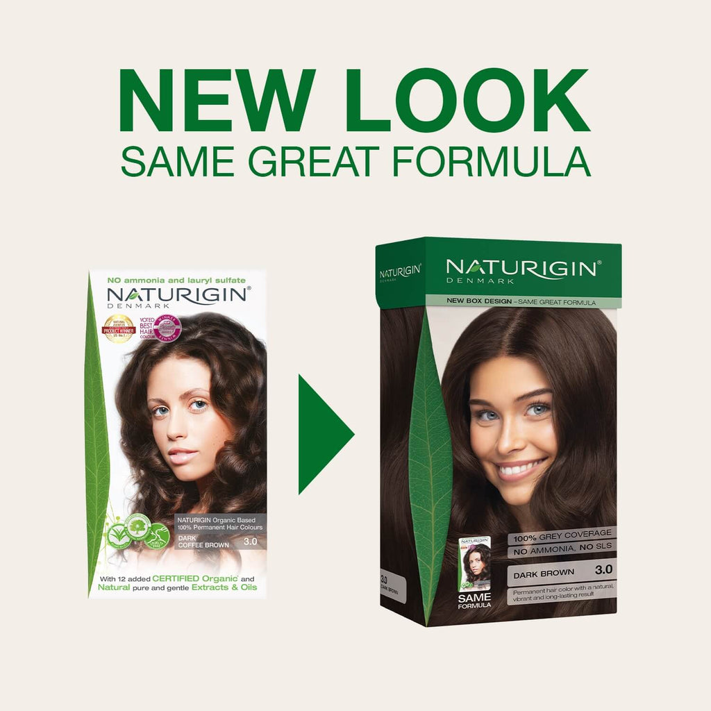 The Best Natural DARK COFFEE BROWN Hair Dye - Simply Natural